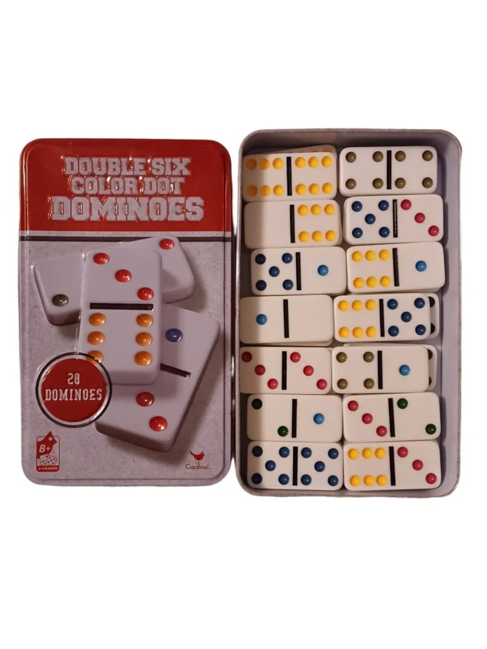Double Six Color Dot Dominoes